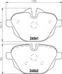 Textar 2456181 комплект тормозных колодок, дисковый тормоз на 5 (F10, F18)