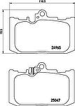 Textar 2496501 комплект тормозных колодок, дисковый тормоз на LEXUS GS (GRL1_, GWL1_)