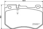 Textar 2599701 комплект тормозных колодок, дисковый тормоз на MERCEDES-BENZ C-CLASS (W205)