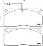 TEXTAR Колодки дисковые 29039 175,6x77,9x21 Volvo FL6 (29039, 2903902)