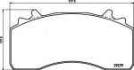 Textar 2927901 комплект тормозных колодок, дисковый тормоз на MAN TGX
