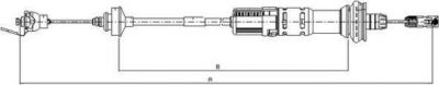 Textar 58011000 трос, управление сцеплением на PEUGEOT 206 SW (2E/K)