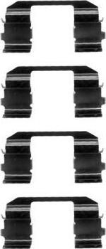 Textar 82050400 комплектующие, колодки дискового тормоза на HONDA ACCORD IV (CB)
