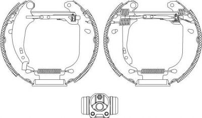 Textar 84053700 комплект тормозных колодок на RENAULT CLIO II (BB0/1/2_, CB0/1/2_)