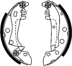 Textar 91011800 комплект тормозных колодок на PEUGEOT 305 I Break (581D)