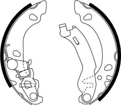 Textar 91061000 комплект тормозных колодок на FIAT PANDA Van (169)