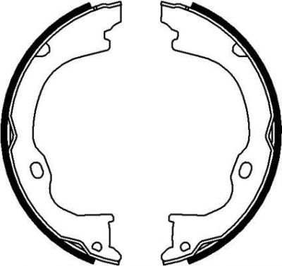 Textar 91073500 комплект тормозных колодок, стояночная тормозная с на JEEP CHEROKEE (KK)