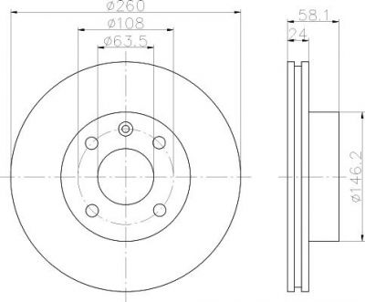 Textar 92027300 тормозной диск на FORD SIERRA (GBG, GB4)