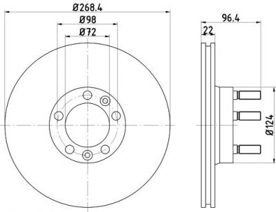 Textar 92033600 тормозной диск на ALFA ROMEO 75 (162B)