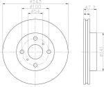 Textar 92049900 тормозной диск на TOYOTA CELICA Наклонная задняя часть (ST16_, AT16_)