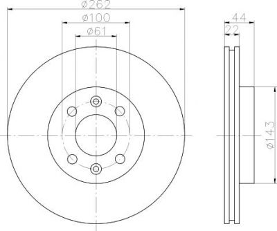 Textar 92064803 тормозной диск на RENAULT SCЙNIC I (JA0/1_)