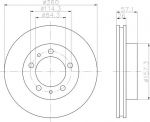 Textar 92070200 тормозной диск на NISSAN VANETTE автобус (C22)