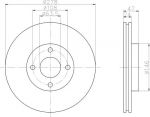 Textar 92075400 тормозной диск на FORD MONDEO I (GBP)
