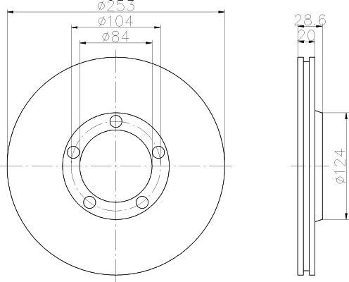 Textar 92093700 тормозной диск на HYUNDAI PORTER пикап