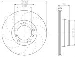 Textar 92100107 тормозной диск на PORSCHE 911 (996)