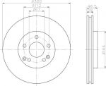 Textar 92106005 тормозной диск на MERCEDES-BENZ C-CLASS (W203)