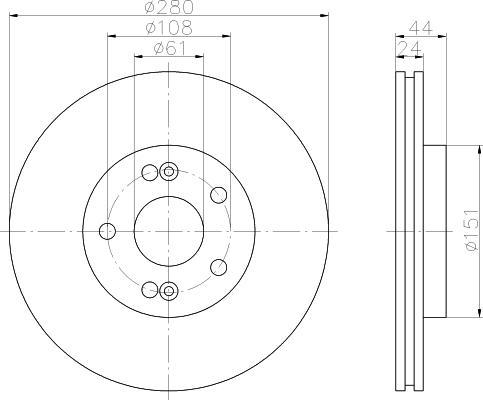 Textar 92113803 тормозной диск на RENAULT SCЙNIC I (JA0/1_)