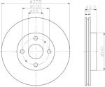 Textar 92115603 тормозной диск на TOYOTA YARIS (SCP1_, NLP1_, NCP1_)
