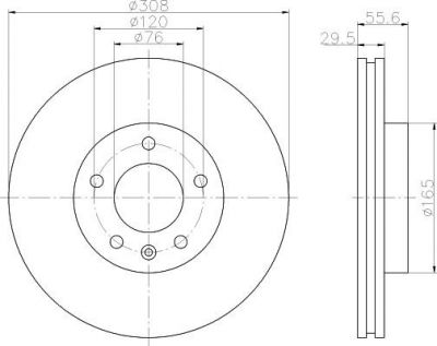 TEXTAR Тоpмозной диск Brake discs passenger car (92121203)