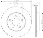 Textar 92130600 тормозной диск на MAZDA 3 седан (BL)