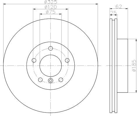 TEXTAR Тоpмозной диск Brake discs passenger car (92141503)