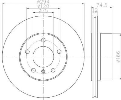 Textar 92146103 тормозной диск на Z4 (E85)