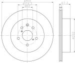 Textar 92148003 тормозной диск на LEXUS GS (GRS19_, UZS19_, URS19_, GWS19_)