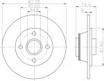 Textar 92154003 тормозной диск на RENAULT CLIO II (BB0/1/2_, CB0/1/2_)