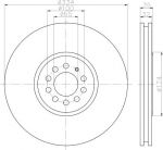 Textar 92161410 тормозной диск на VW GOLF IV (1J1)