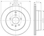 TEXTAR Тоpмозной диск Brake discs passenger car (92165500)