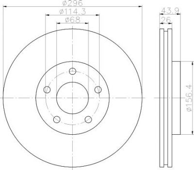 Textar 92167400 тормозной диск на NISSAN QASHQAI / QASHQAI +2 (J10, JJ10)