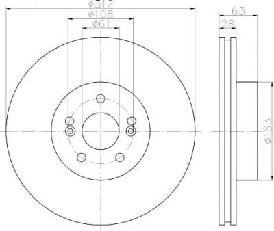 Textar 92167700 тормозной диск на RENAULT MEGANE II (BM0/1_, CM0/1_)