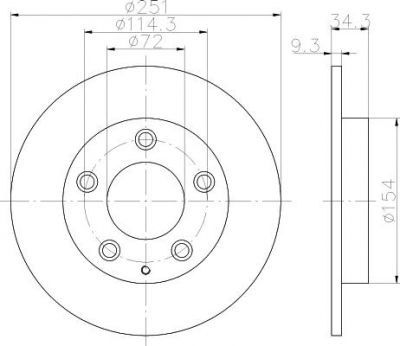 Textar 92169300 тормозной диск на MAZDA 323 F V (BA)