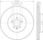 Textar 92170303 тормозной диск на MG MG ZT- T