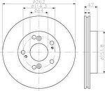 Textar 92175803 тормозной диск на HONDA CR-Z (ZF1)