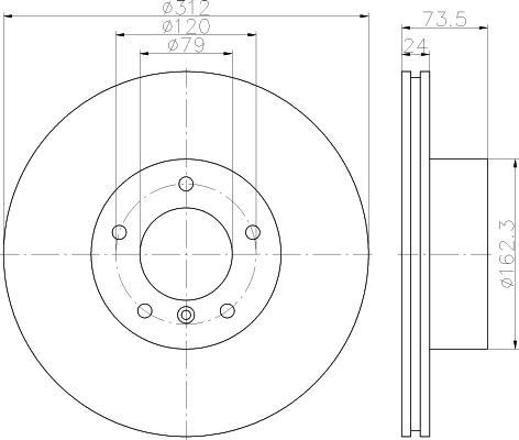 Textar 92176105 тормозной диск на X1 (E84)