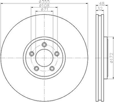 Textar 92186303 тормозной диск на JAGUAR S-TYPE (CCX)