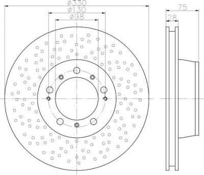 Textar 92218910 тормозной диск на PORSCHE 911 (991)