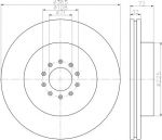 Textar 92223103 тормозной диск на JAGUAR S-TYPE (CCX)