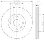 Textar 92227303 тормозной диск на CHEVROLET EPICA (KL1_)
