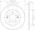 Textar 92240003 тормозной диск на HYUNDAI i30 (GD)