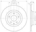 Textar 92242703 тормозной диск на MAZDA CX-5 (KE, GH)