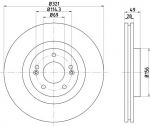 Textar 92242903 тормозной диск на HYUNDAI SANTA FE II (CM)