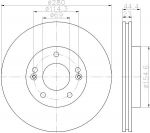 Textar 92243103 тормозной диск на HYUNDAI ELANTRA седан (MD, UD)