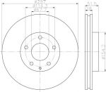 Textar 92257403 тормозной диск на MAZDA CX-5 (KE, GH)