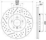 Textar 92266925 тормозной диск на 3 кабрио (E93)