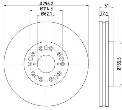 Textar 92271303 тормозной диск на TOYOTA CELSIOR (UCF3_)