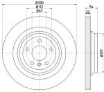 Textar 92273505 тормозной диск на MERCEDES-BENZ GLE (W166)