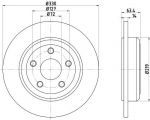 Textar 92274703 тормозной диск на JEEP GRAND CHEROKEE IV (WK, WK2)