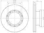 Textar 93071800 тормозной диск на MAN F 2000